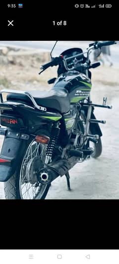 Honda deluxe 125 four seel 2016 model swabi ragistrd lush cundishion
