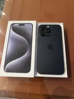 15 pro max, blue, 256gb, Factory unlocked, ZERO count cycle