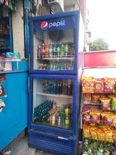 Caravell Pepsi Double door Frig For sale