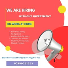 online work without investment please contact me on WhatsApp 034802612