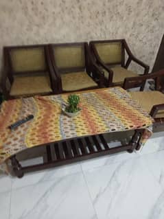 4chair 1 table & showcase
