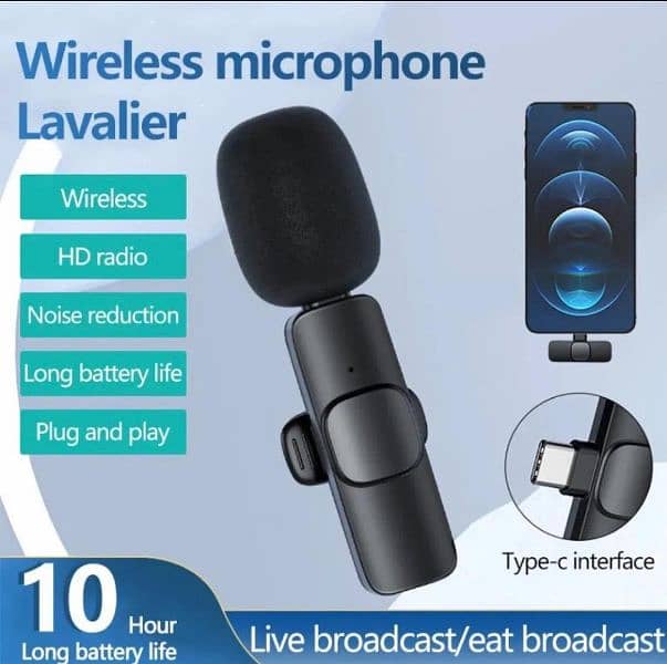 k8 wireless 3 in 1 noise reduction microphone 4