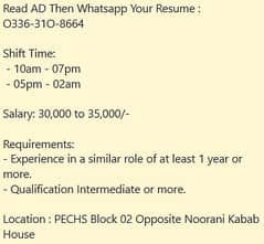 RESTAURANT CALL CENTER JOB | CSR | CALL AGENT | JOB