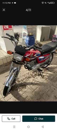 Honda 125 Red Colour