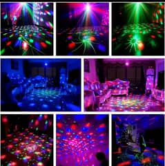 Party Lights Dj Disco Ball Light Pattern Projector Sound Activated