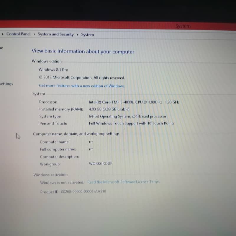 Asus touch screen laptop, 360 deegre 7