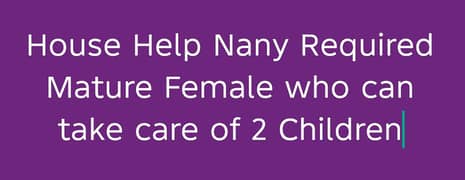 Nany cum House Help