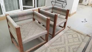 9 seater Char payee set hand woven  Rs 55,000