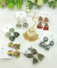 Earrings Jewelry Jhumki , All in One Deal Rs. 999