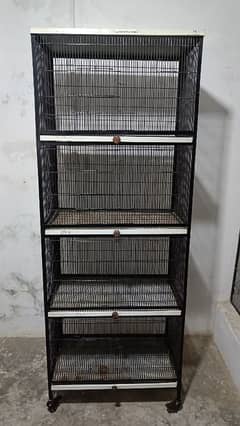 Full angle cage 2.5 by 1.5 by 1.5 Double tray option