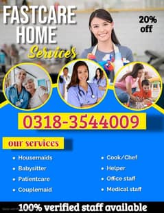 HOUSE MAID BABY NANNY NURSE ATTENDANT COOK HELPER BATMAN SWEEPER ETC