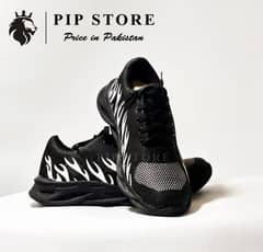 Men's rubber comfortable jogger's White Fire 