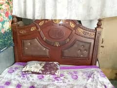 King Size bed Showcase Dressing table and etc