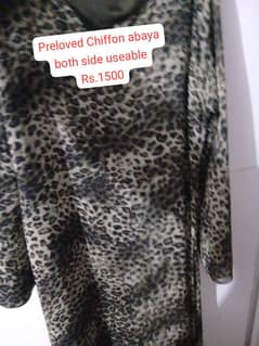 Preloved abaya