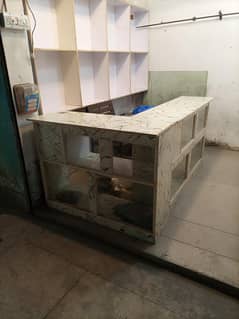 shop furniture for sale | shop rack for sell | 2 shop counter for sell