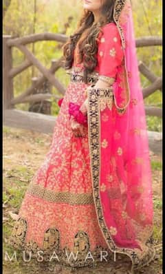 Bridal dress with jewellery