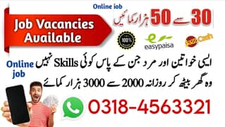 Part Time Full Time Job / Data Entry Job / Typing job / Assignment Job