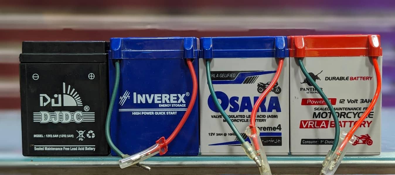 Motorcycle Batteries GS CB YBR CG CD 6