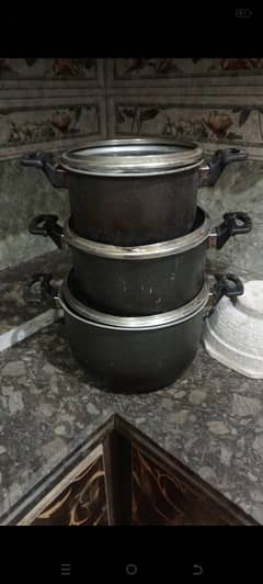 stainless steel pot set