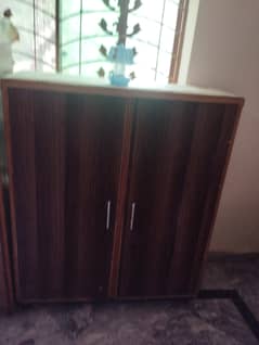 wooden cupboard