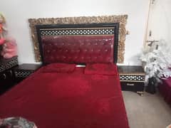 bed dressing table and showcase