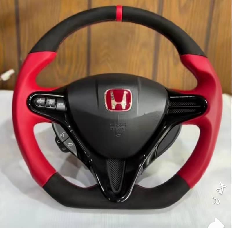 Honda Civic Reborn Carbon fiber steering 11
