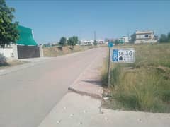 Levelled ,Heighted Corner In Street 16, Sector B.