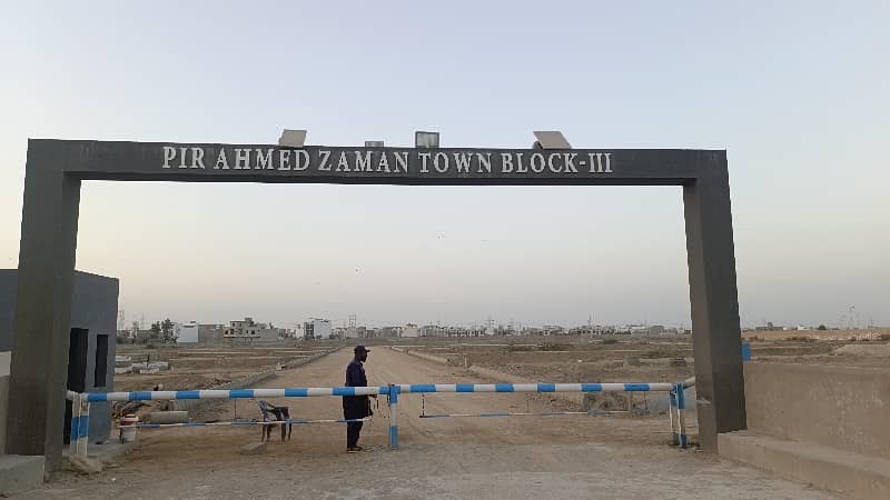 240 Sq Yard Transfer West Open Plot In Block 3 PIR AHMED ZAMAN TOWN (0-3-1-3-2-1-0-0-5-4-7) 5