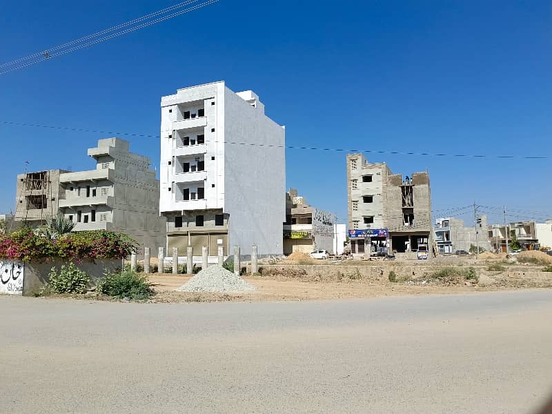 120 Sq Yard WEST OPEN box file in Block 2 Saadi Garden 4