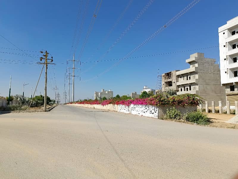 120 Sq Yard WEST OPEN box file in Block 2 Saadi Garden 5
