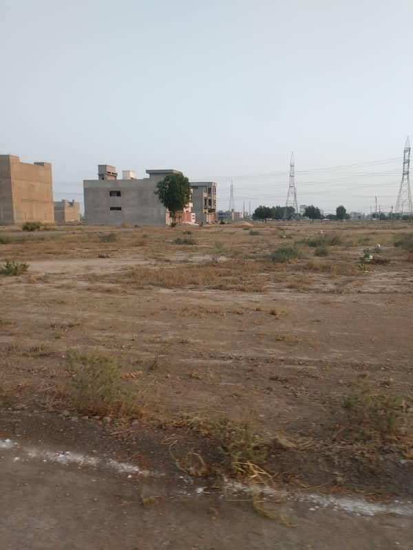 120 Sq Yard WEST OPEN box file in Block 2 Saadi Garden 7