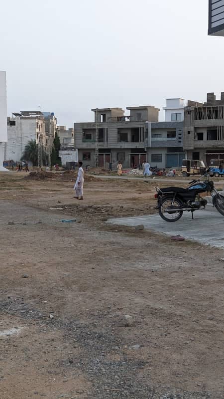 120 Sq Yard WEST OPEN box file in Block 2 Saadi Garden 11