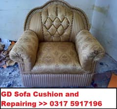 GD Sofa cushion and repairing available in Haripur