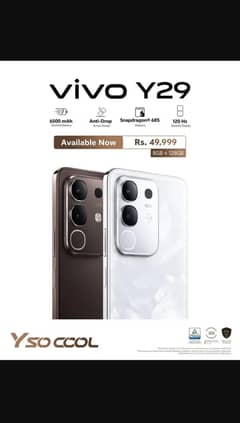 Vivo y29 8/128 only 44000