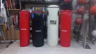 boxing bag sand punching mma teakwondo kick pads gloves speed ball gym