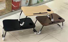 Brand New Foldable Premium Quality Wooden Bed Laptop Table