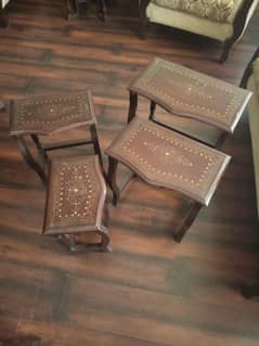 Set of 4 Coffee tables (mint condition)