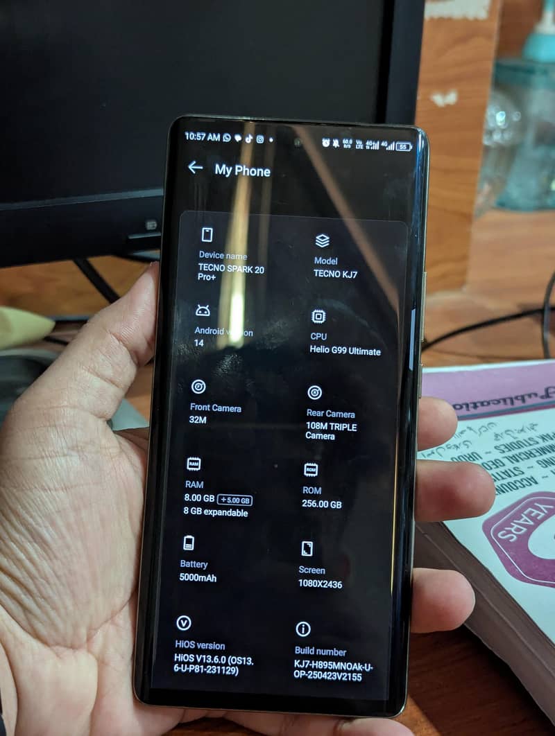 Tecno Spark 20 Pro Plus with Box 10/10 Condition 2