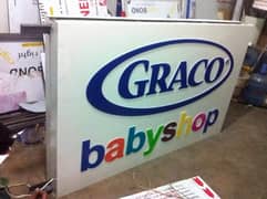 Backlight board,3d sign board, Acrylic Sign board, Neon Sign board