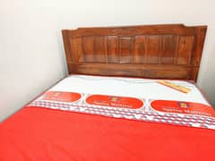 Brand new bed set Solid wood with side tables dresing best for jahez