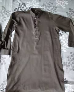 Prince Coat Brown Color with Desgin