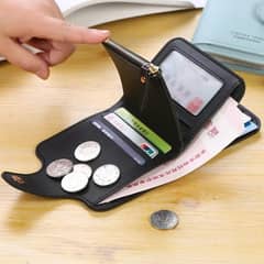 women's PU leather clutch - 1 pc, Stylish plain design