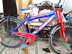 Morgan bicycle red & blue colour