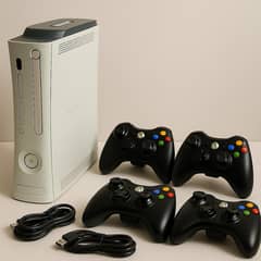 Xbox 360 JTAG | 136 Games + GTA 4 Disc | 3 Controllers