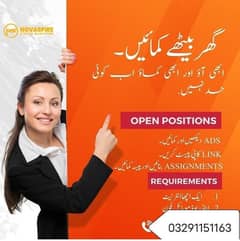 Assignment Job | Part Time Full Time Job | Job for male and female