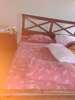 Bed plus side tables