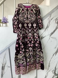 Original Mushq velvet stiched maxi