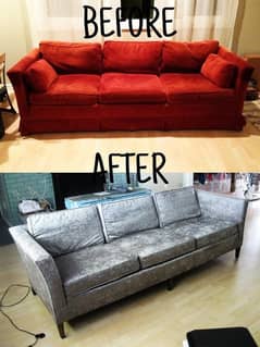 Sofa set - Poshish sofa set - Fabric change - Repairing sofa - sofa