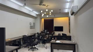 570 SFT BRAND NEW FULLY FURNISHED CORPORATE OFFICE AVAILABLE FOR RENT AT GULBERG