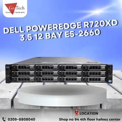 Dell poweredge R720xd 3.5 12 bay E5-2660 8 core x2 cpu | Server